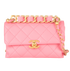 Mini Quilted Single Flap, front view